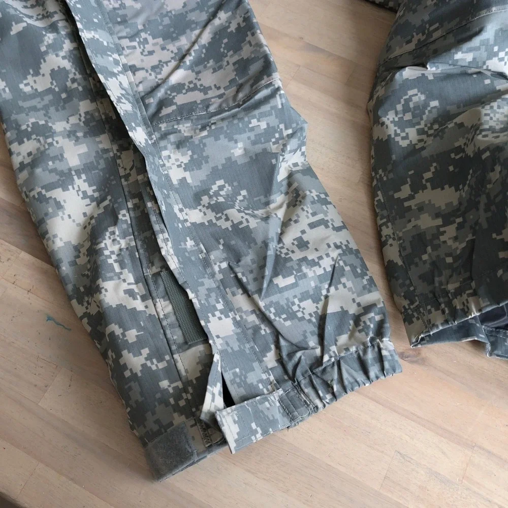 US Army ECWCS Gen III Trousers Extreme Cold Wet Weather‎ Camo Medium Long NWT!